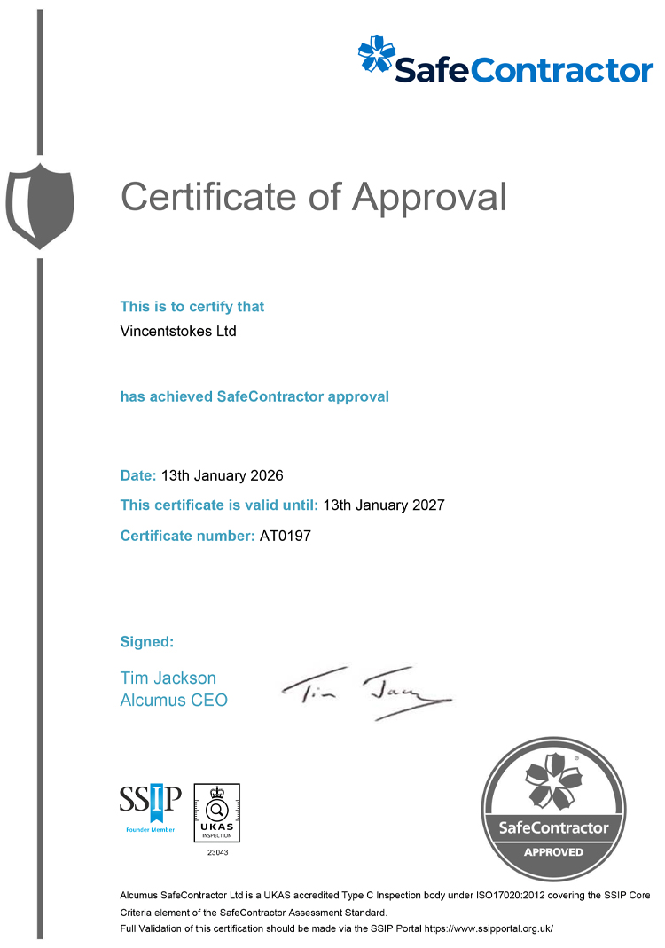 SafeContractor approved